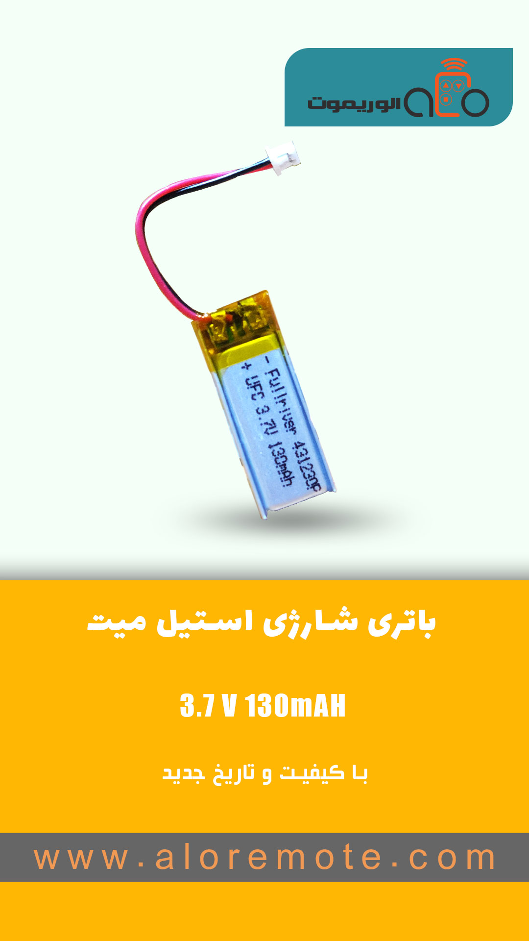 باتری شارژی ریموت تصویری
